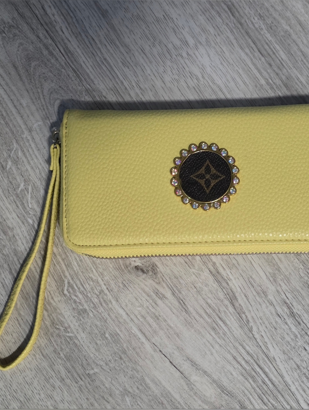 Designer Inspired Charm Wristlet Wallet 8 X 4"